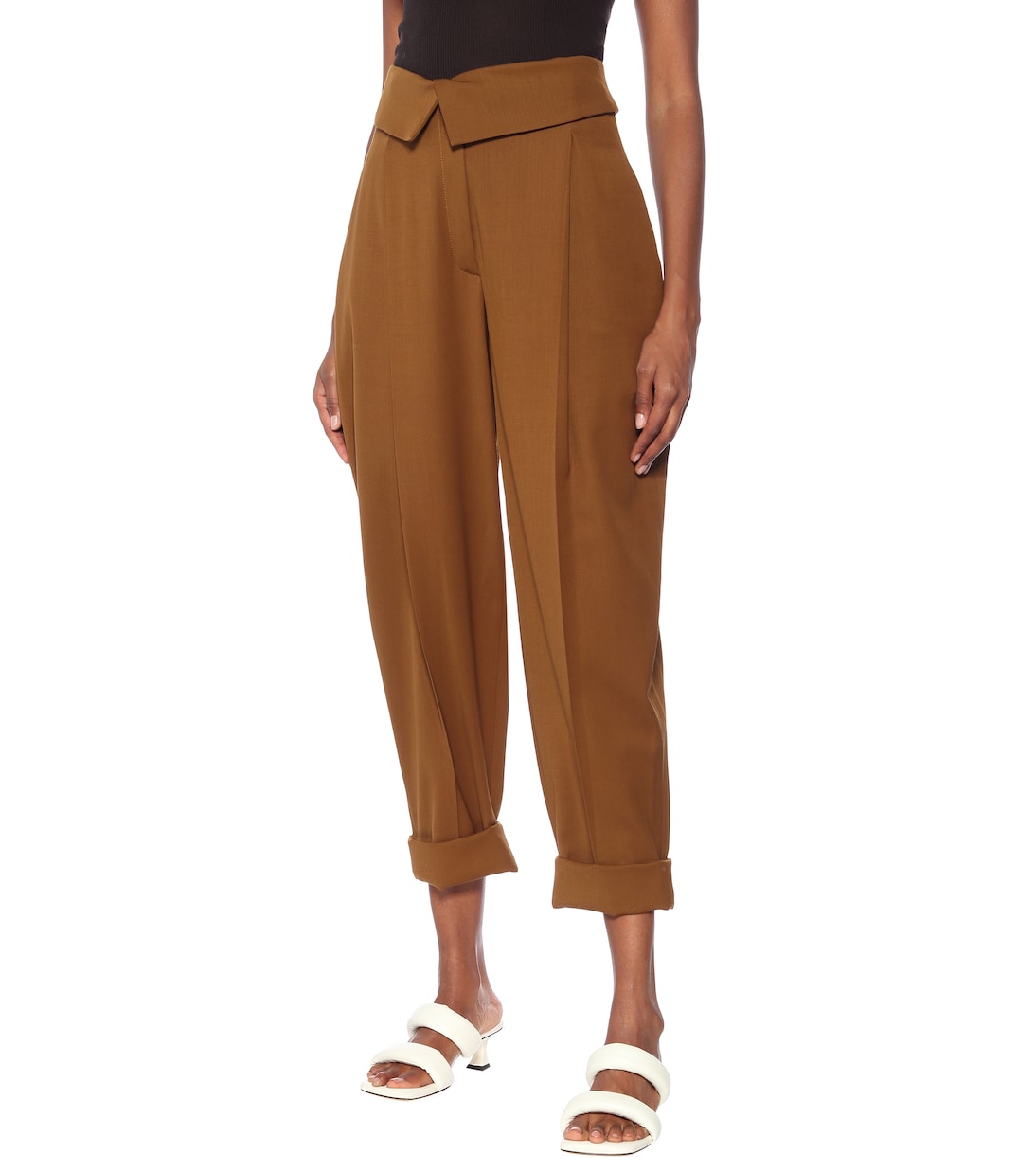 Pantaloni a vita alta in lana | Proenza Schouler