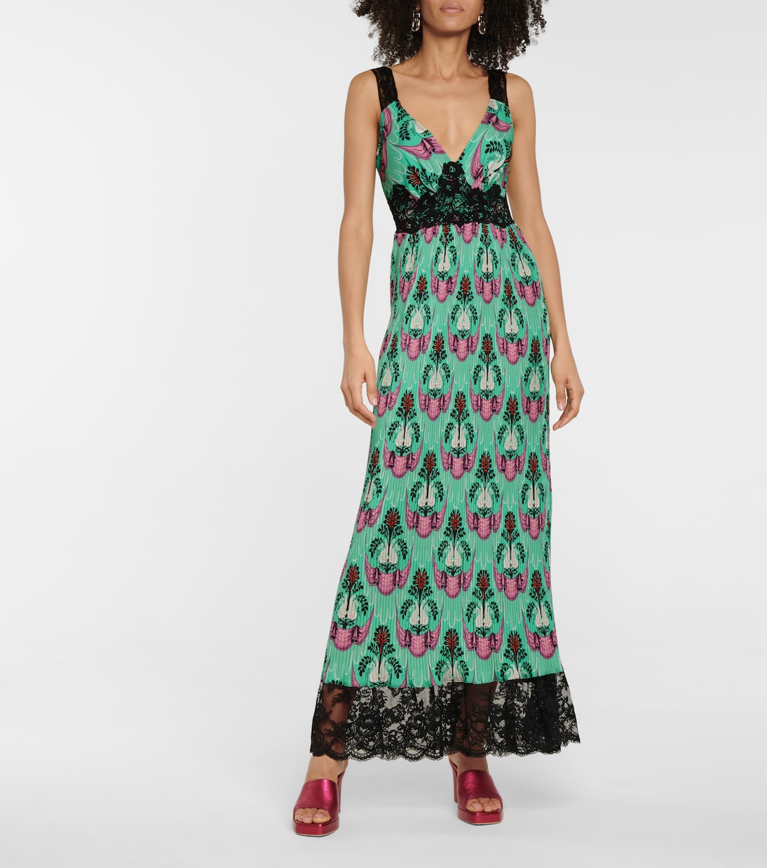 Floral jersey maxi dress | Rabanne