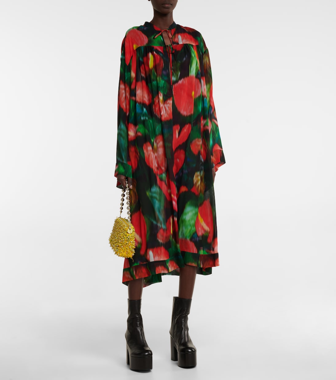 Bottines à plateau en cuir | Dries Van Noten