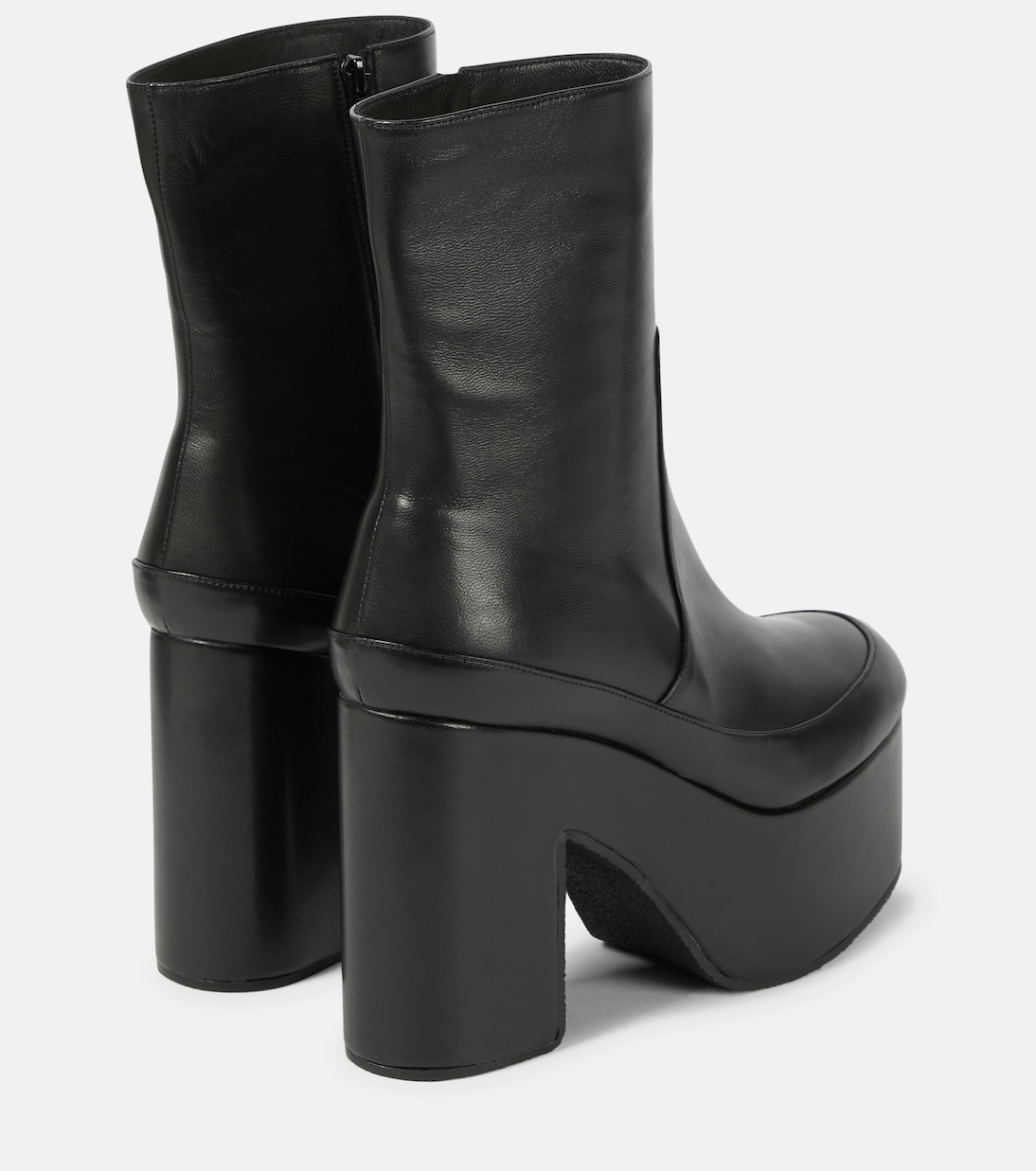 Bottines à plateau en cuir | Dries Van Noten