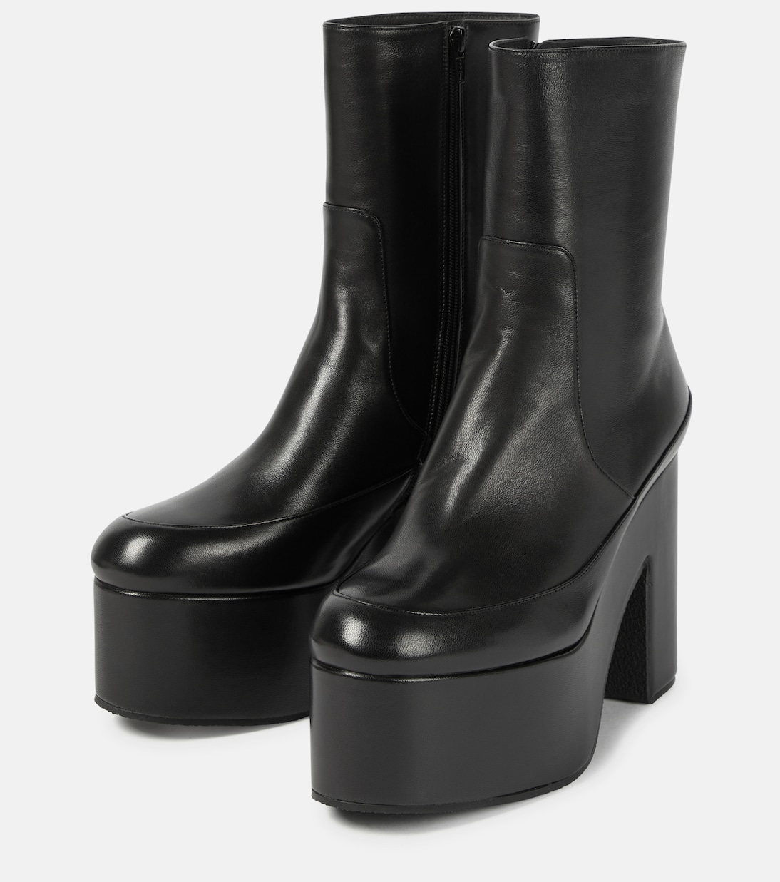 Bottines à plateau en cuir | Dries Van Noten