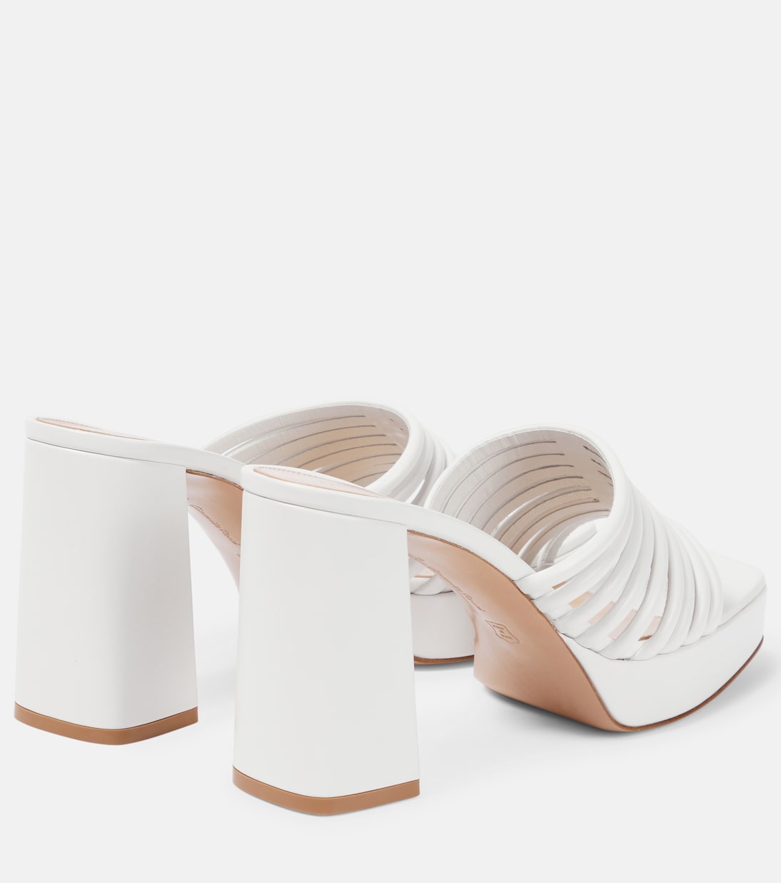 Lena 95 leather mules | Gianvito Rossi