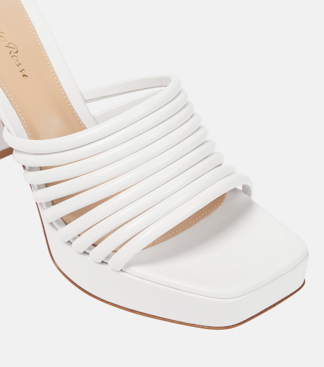 Lena 95 leather mules | Gianvito Rossi