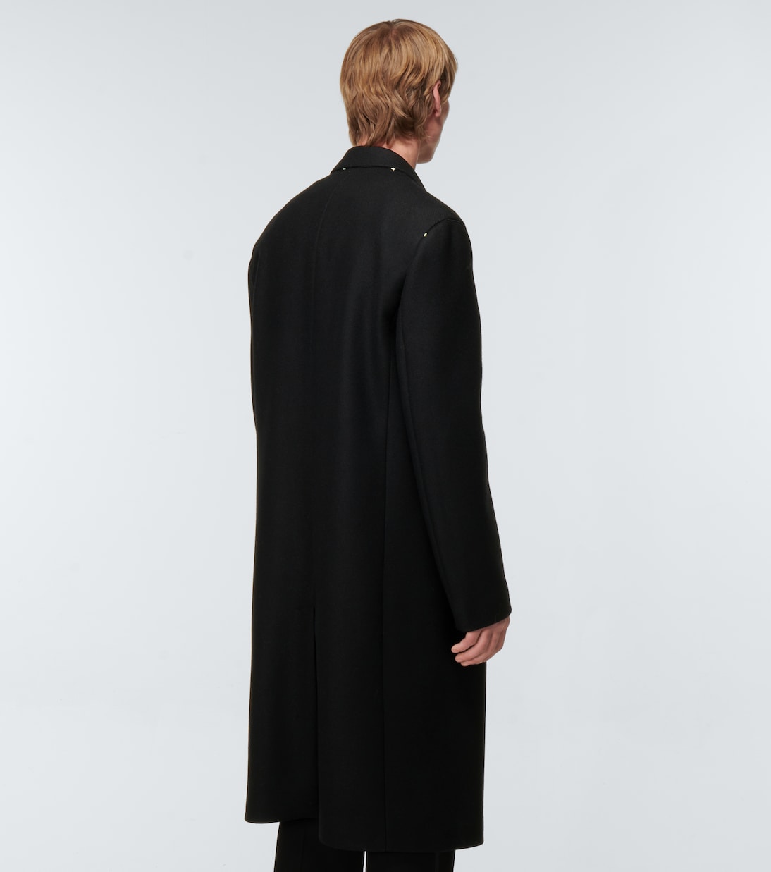 Embroidered wool overcoat | Loewe