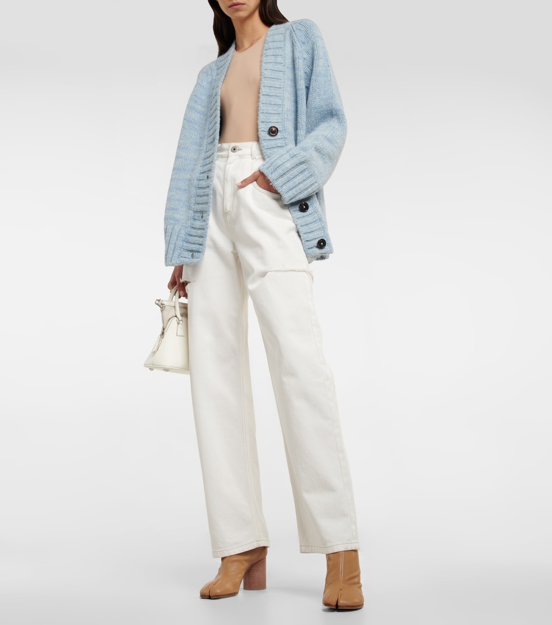 Alpaca wool-blend cardigan | Maison Margiela