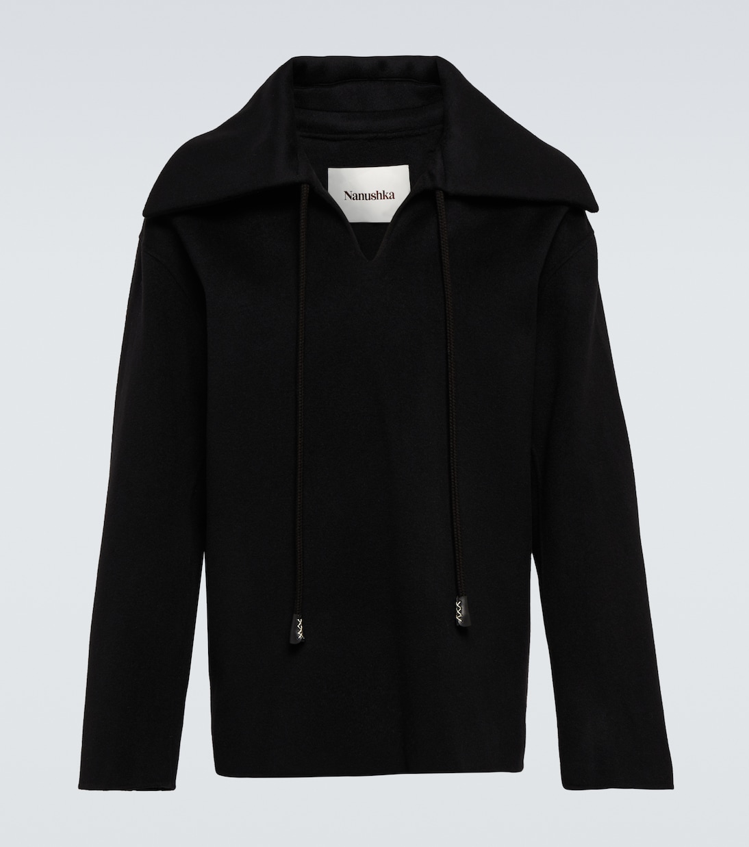 Zevi wool and silk smock jacket | Nanushka