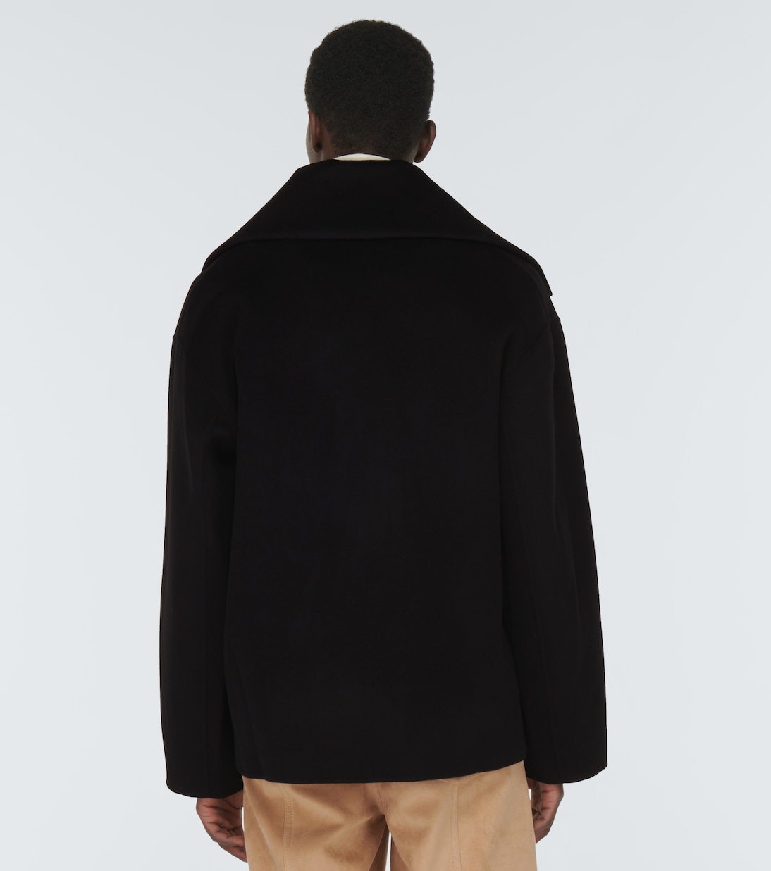 Zevi wool and silk smock jacket | Nanushka