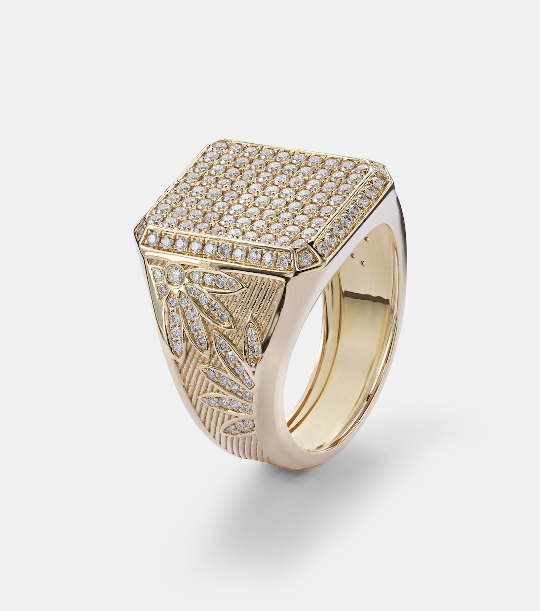 Bague Flower en or 18 ct et diamants | Rainbow K