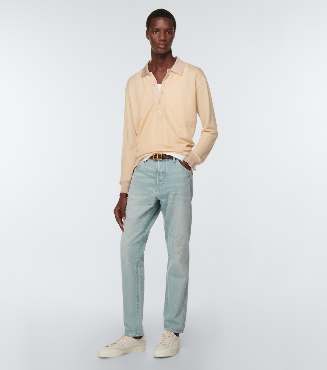 Sneakers Jackson de piel | Tom Ford