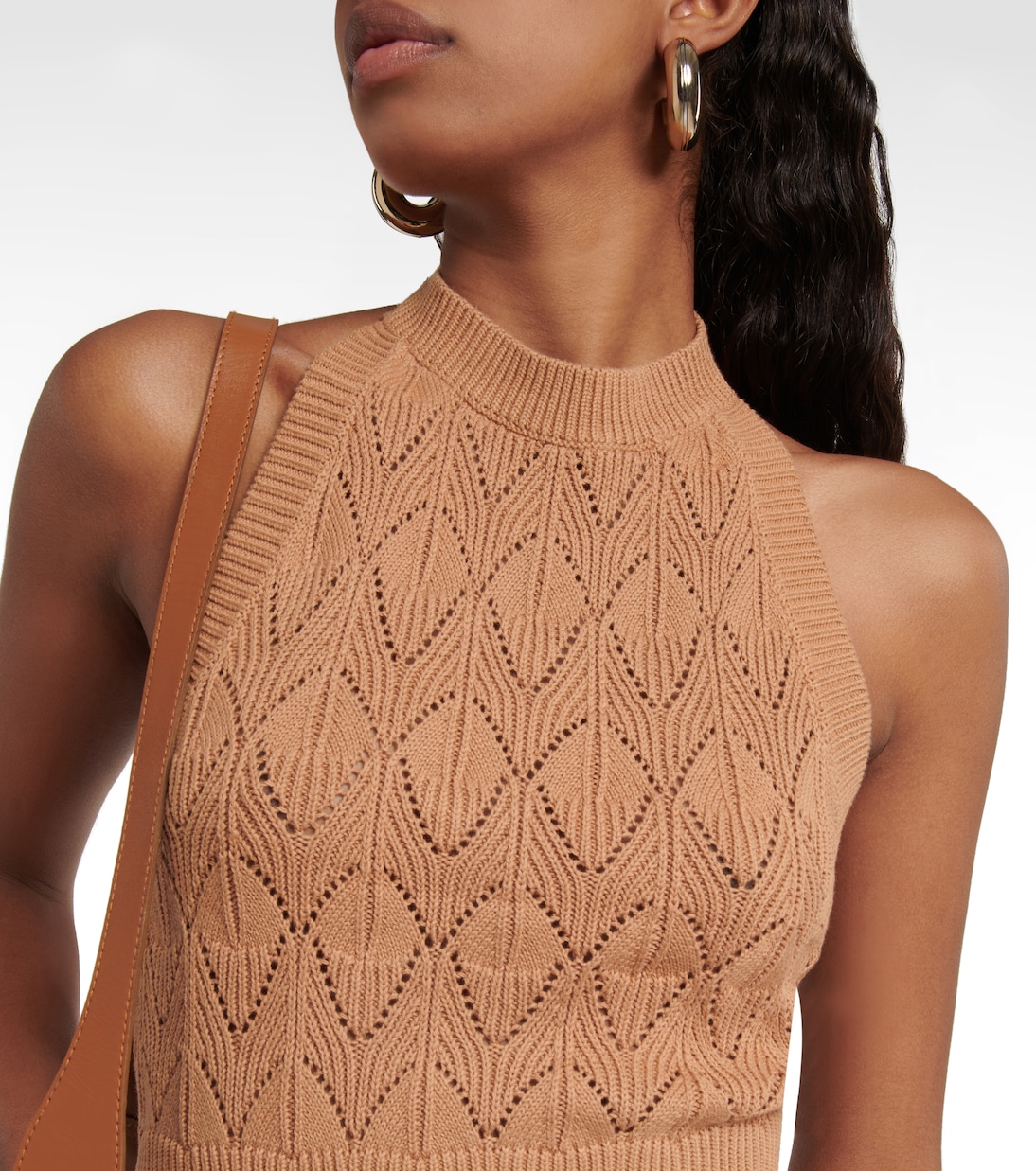 Top Kat con cuello halter y flecos | Dodo Bar Or