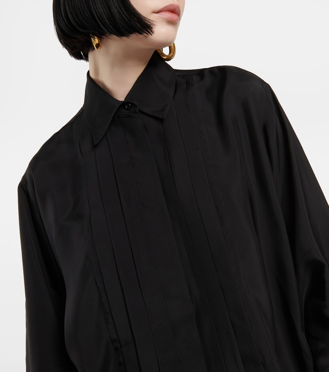 Camicia con plissé | Jil Sander