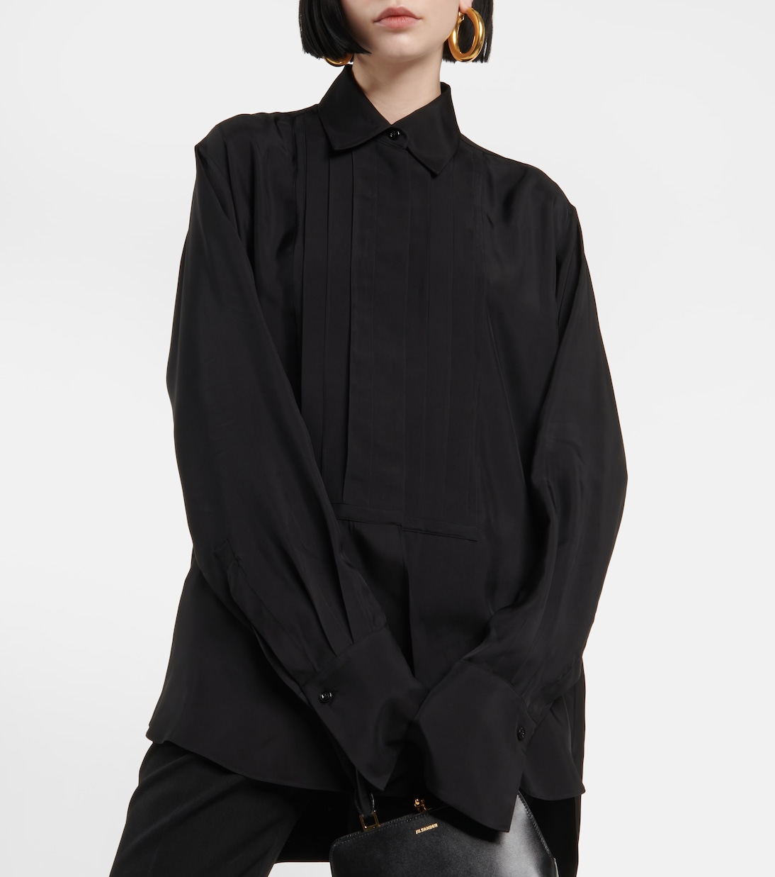 Camicia con plissé | Jil Sander