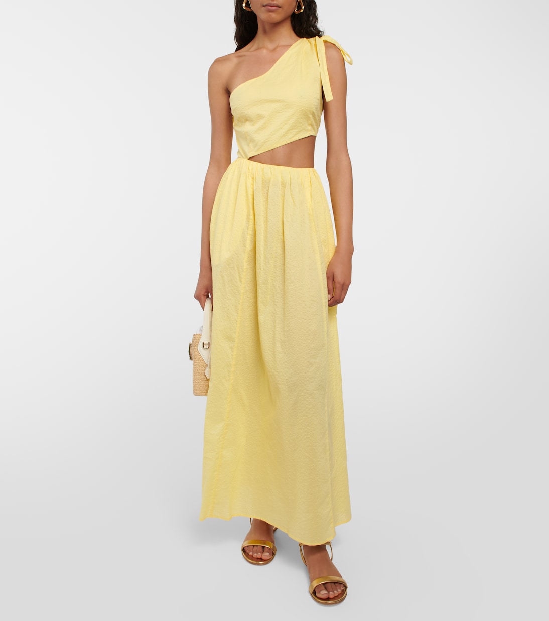 Alberobello one-shoulder midi dress | Marysia