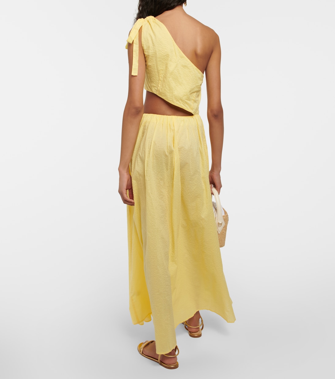 Alberobello one-shoulder midi dress | Marysia
