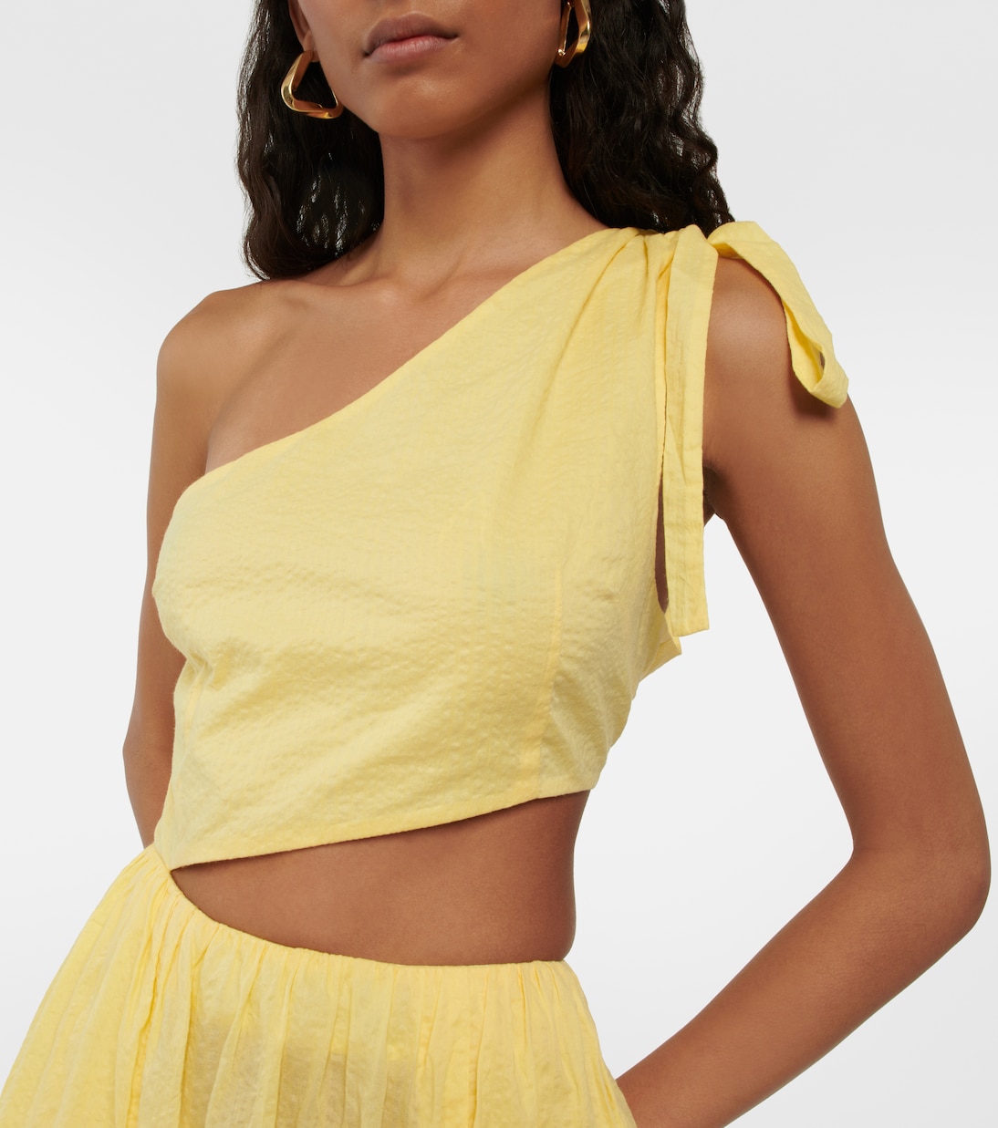 Alberobello one-shoulder midi dress | Marysia