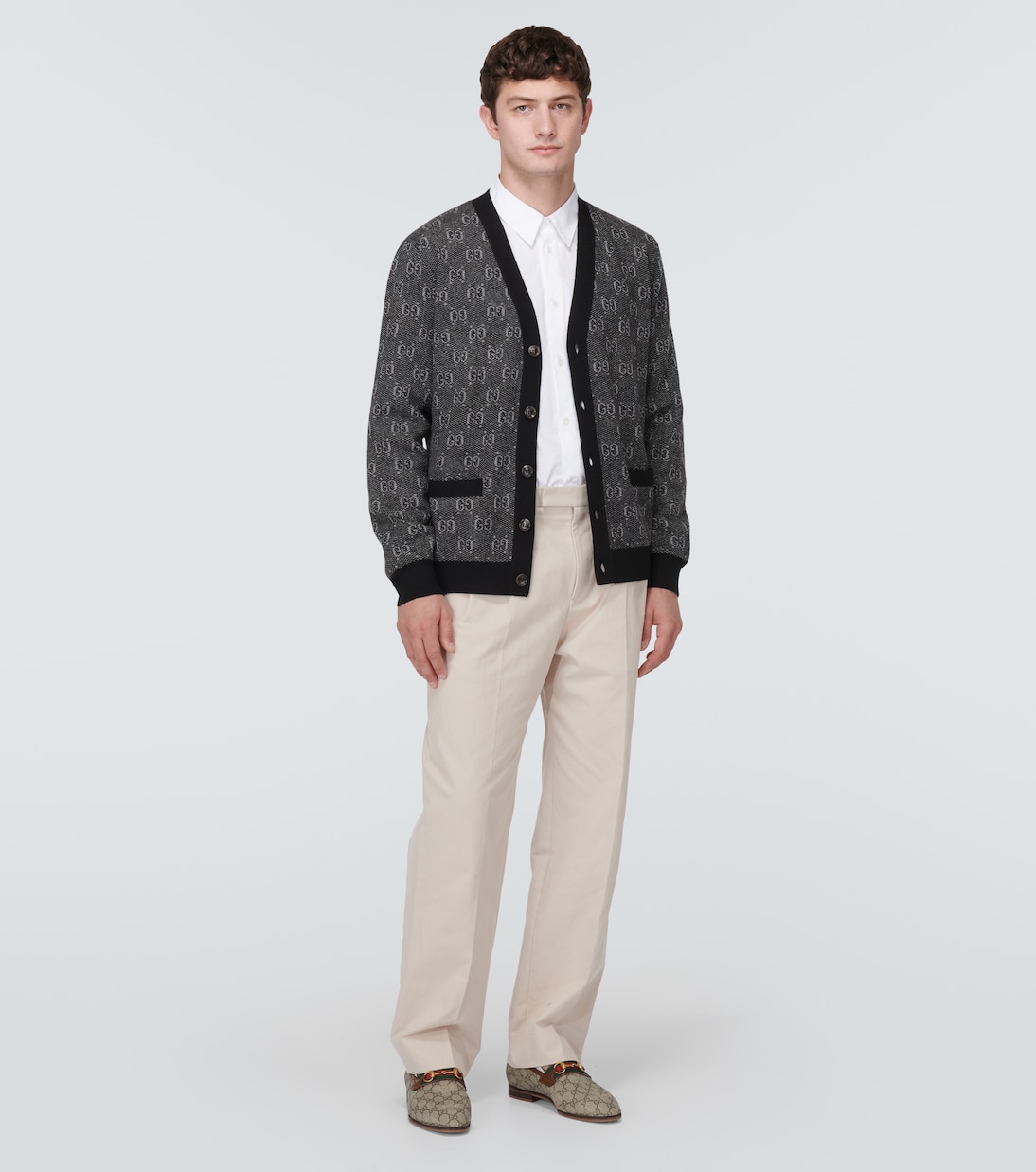 Jacquard wool cardigan | Gucci