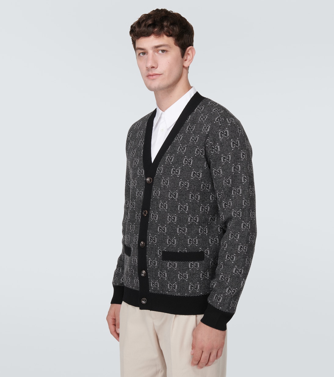 Jacquard wool cardigan | Gucci