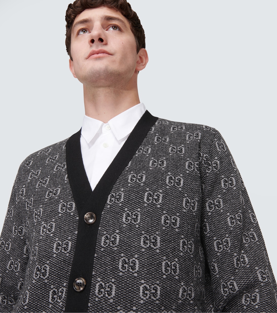 Jacquard wool cardigan | Gucci