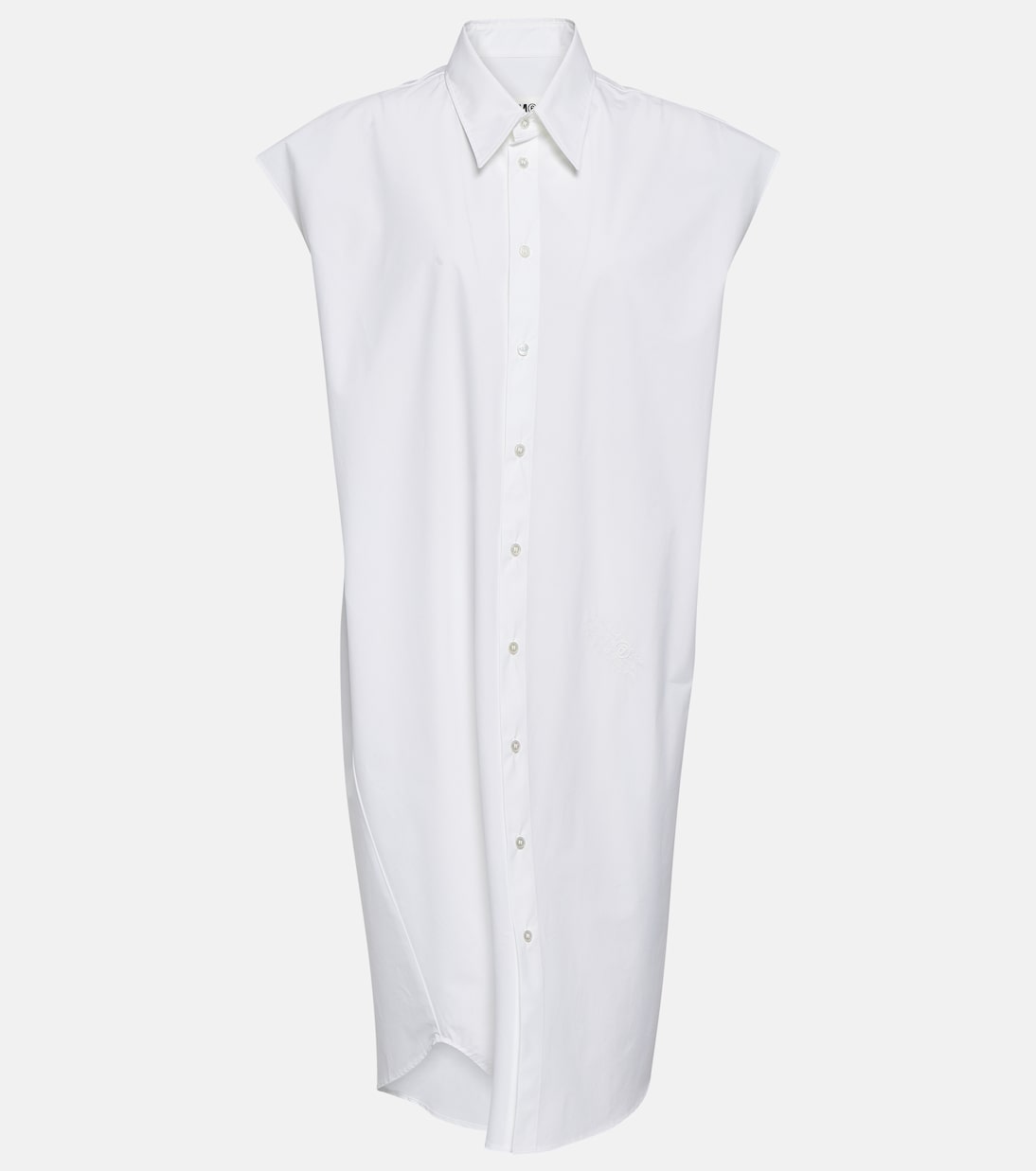 Abito midi in popeline di cotone | MM6 Maison Margiela