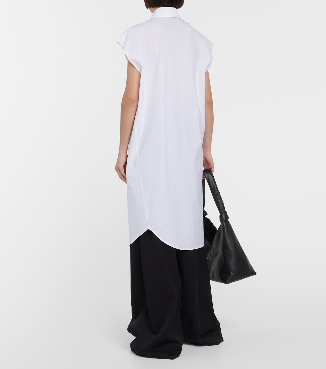 Abito midi in popeline di cotone | MM6 Maison Margiela