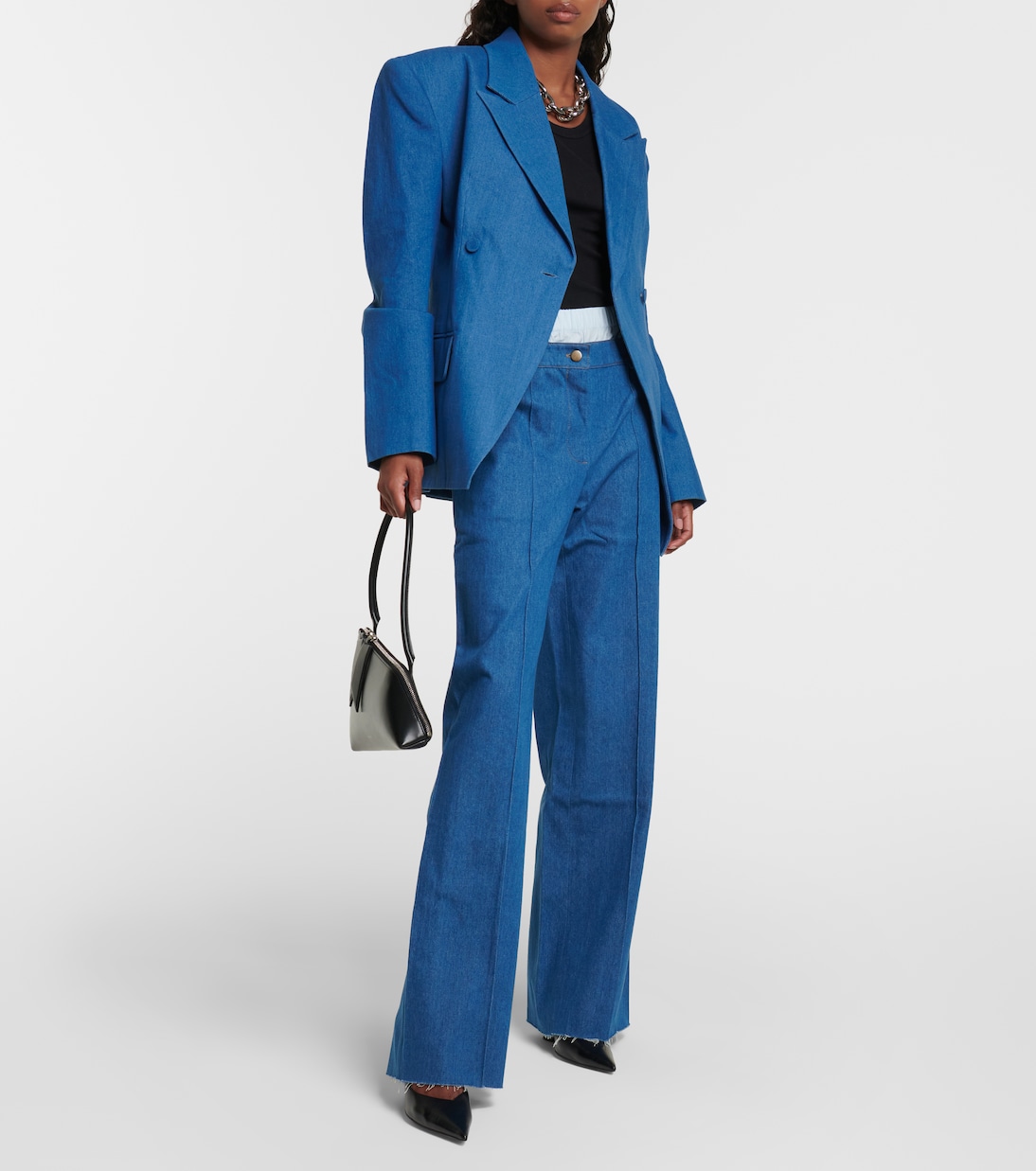 Blazer di jeans Cosa | Aya Muse