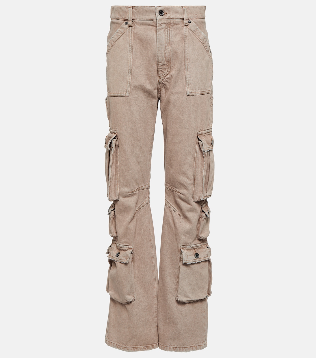 Pantaloni cargo in cotone a vita alta | Dolce&Gabbana