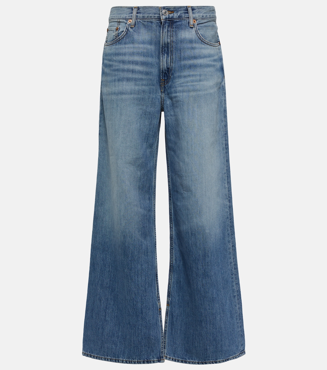 Low Rider low-rise wide-leg jeans | Re/Done