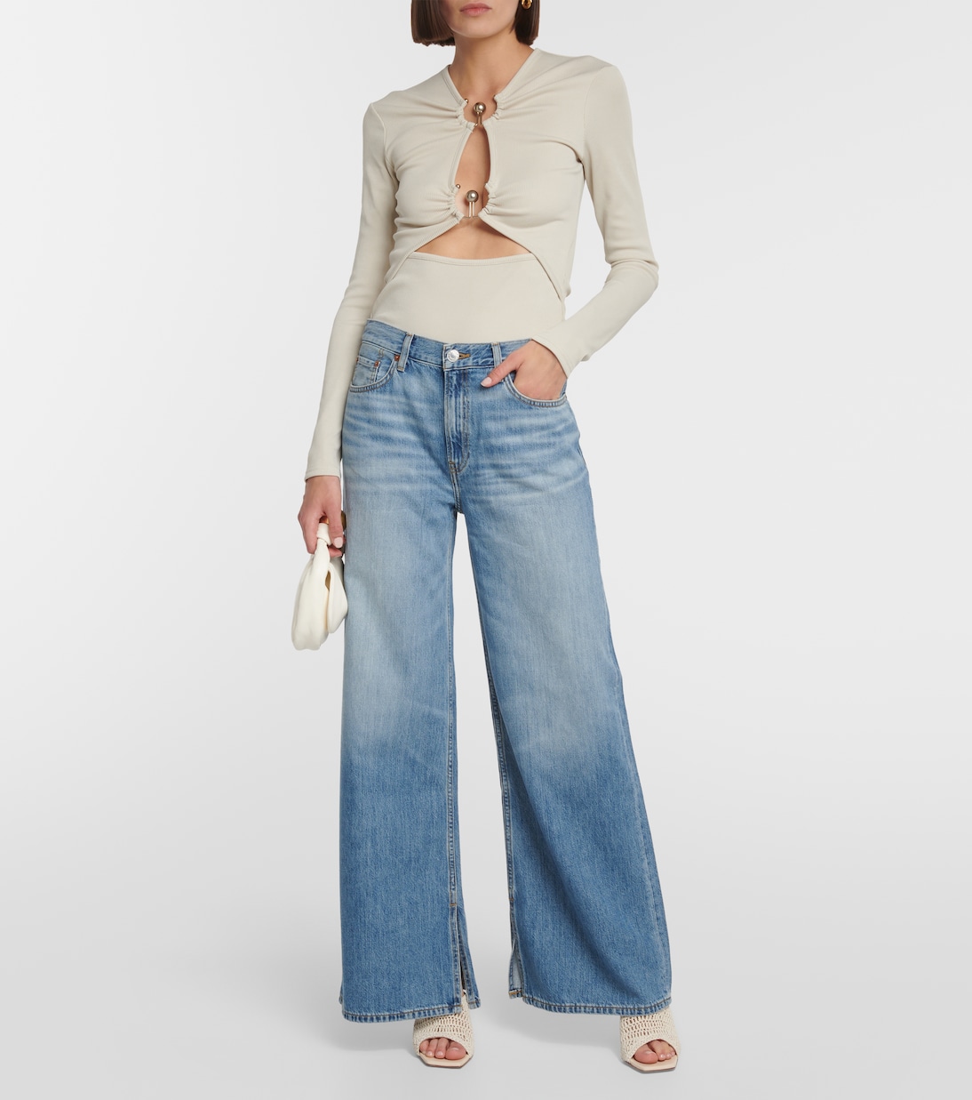 Low Rider low-rise wide-leg jeans | Re/Done