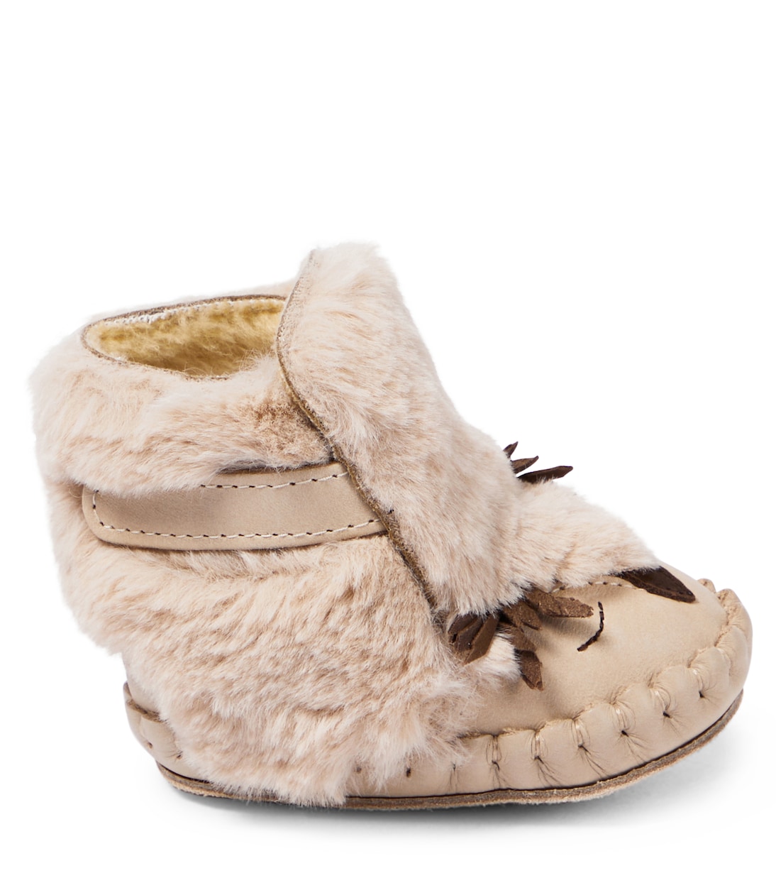 Baby Kapi Owl leather booties | Donsje