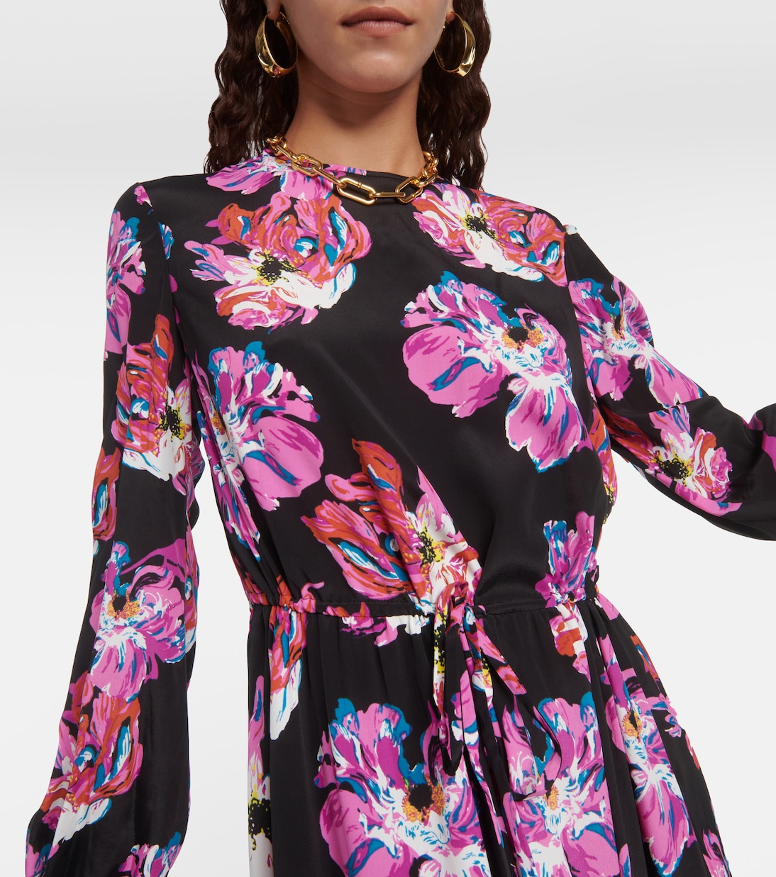 Sydney printed silk-blend maxi dress | Diane von Furstenberg