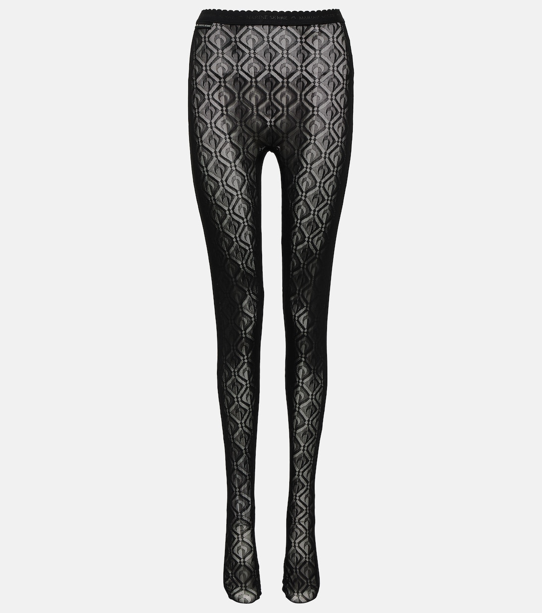 Collant Moon Diamant in jacquard | Marine Serre