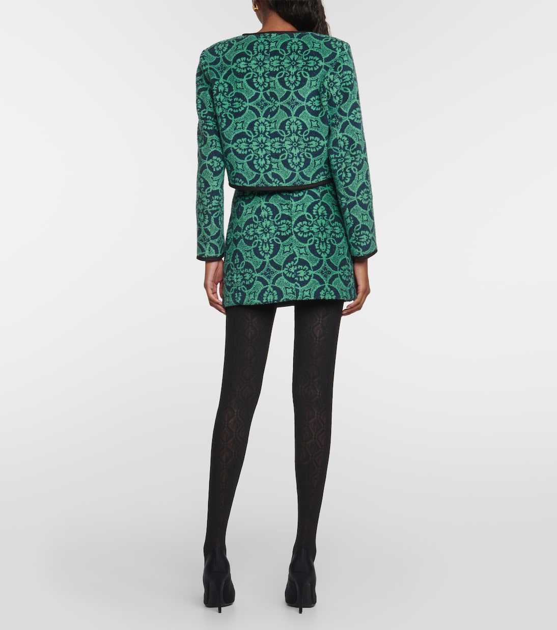 Collant Moon Diamant in jacquard | Marine Serre