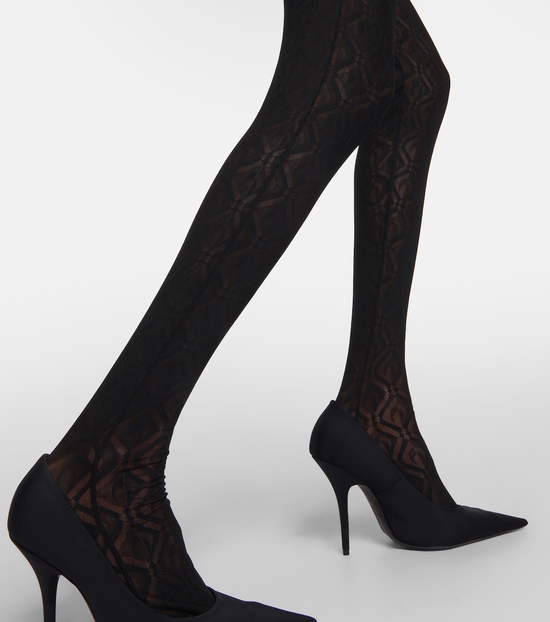 Collant Moon Diamant in jacquard | Marine Serre