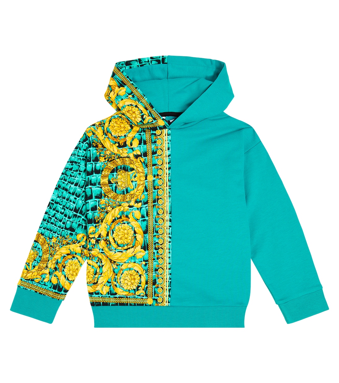 Sudadera con capucha Baroccodile | Versace Kids