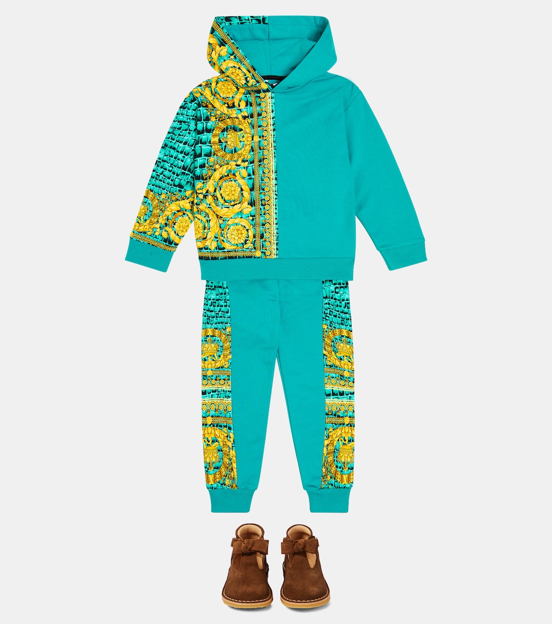 Sudadera con capucha Baroccodile | Versace Kids