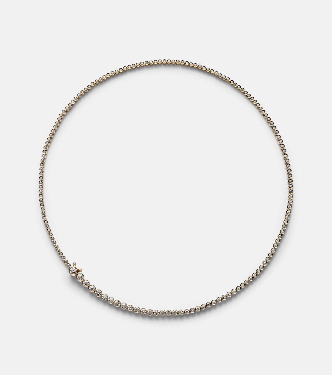 Collier De Tennis in oro 18kt con diamanti, design moderno di SOPHIE BILLE BRAHE per giovani alla moda