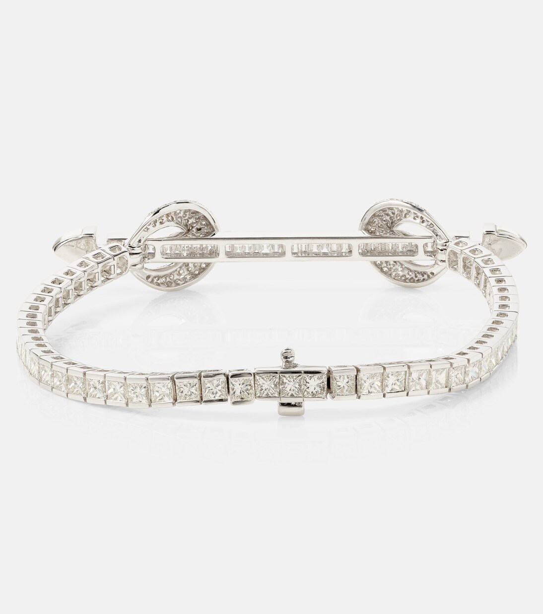 Bracciale ANANYA Chakra in oro bianco 18kt con diamanti e quarzo per uno stile giovane e raffinato