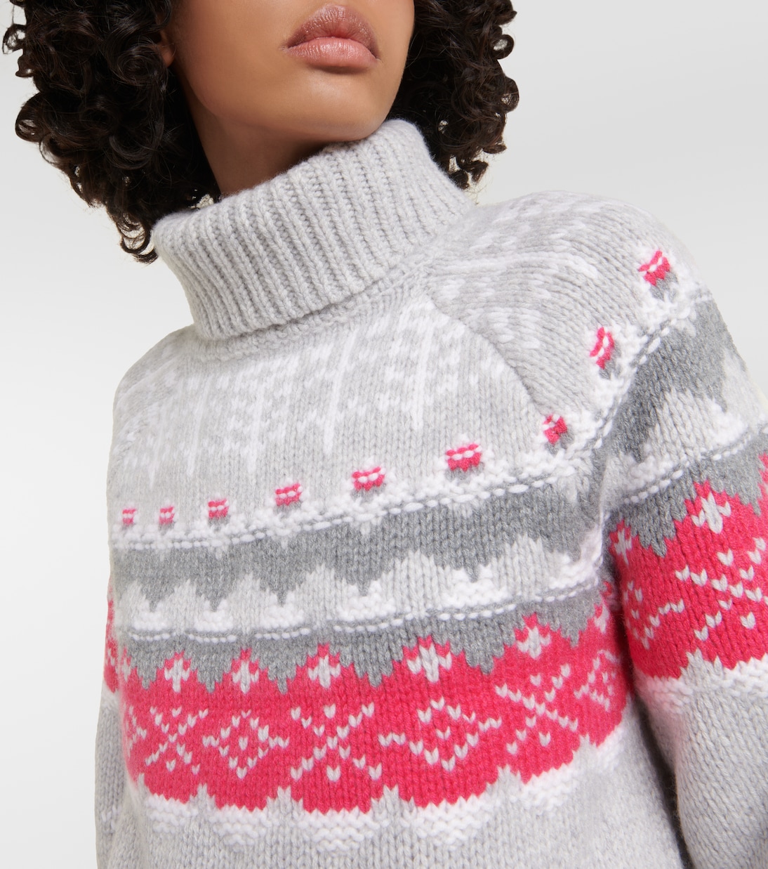 Samia Fair Isle cashmere sweater | Bogner