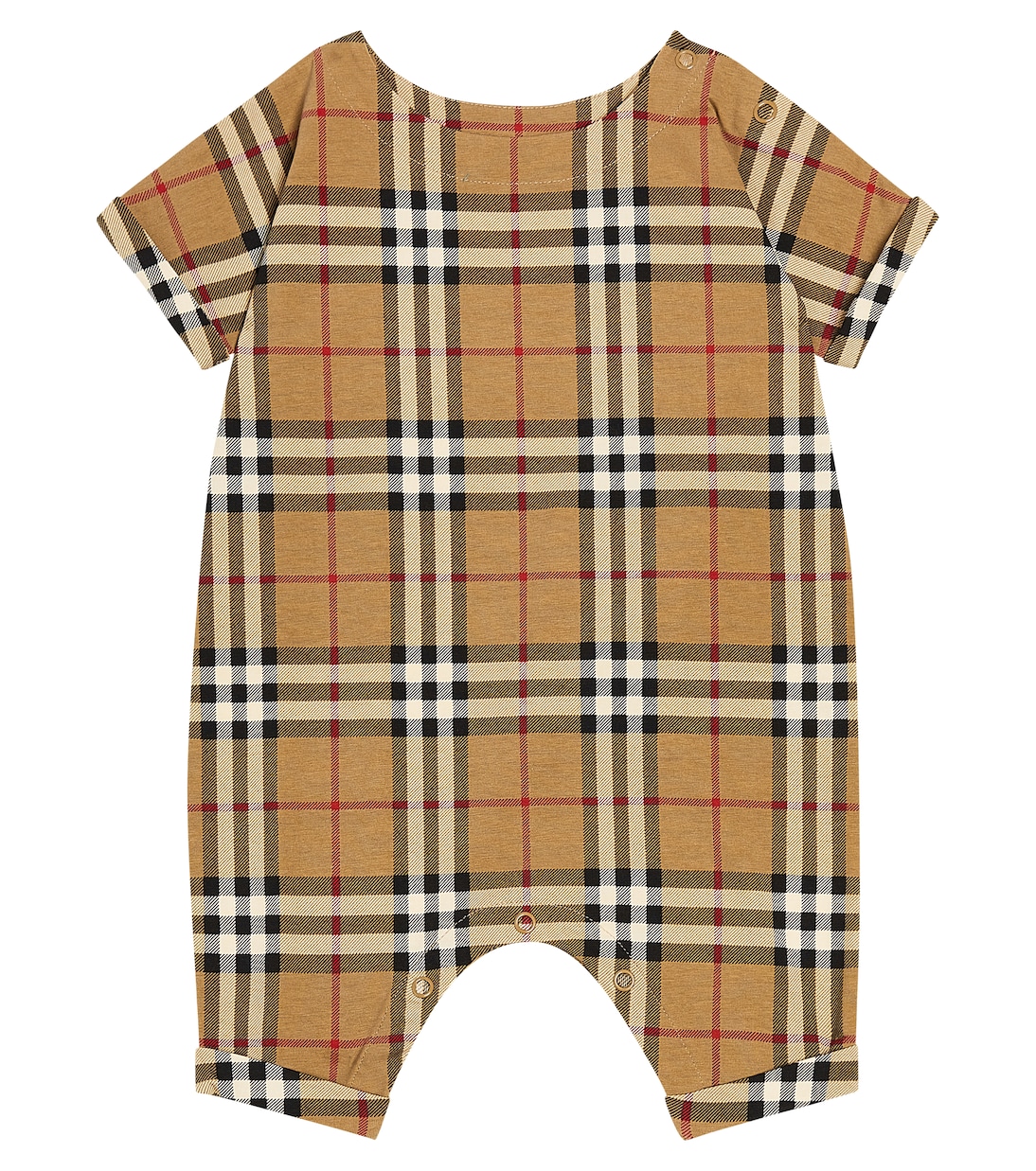Bebé - mono de algodón con Burberry Check | Burberry Kids
