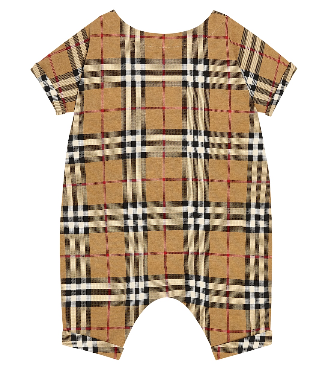Bebé - mono de algodón con Burberry Check | Burberry Kids