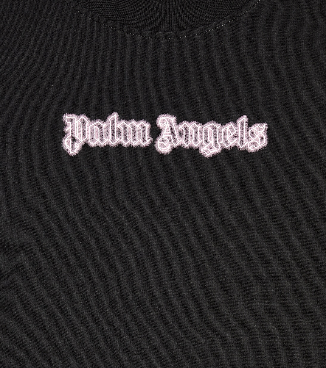 로고 코튼 저지 티셔츠 | Palm Angels Kids