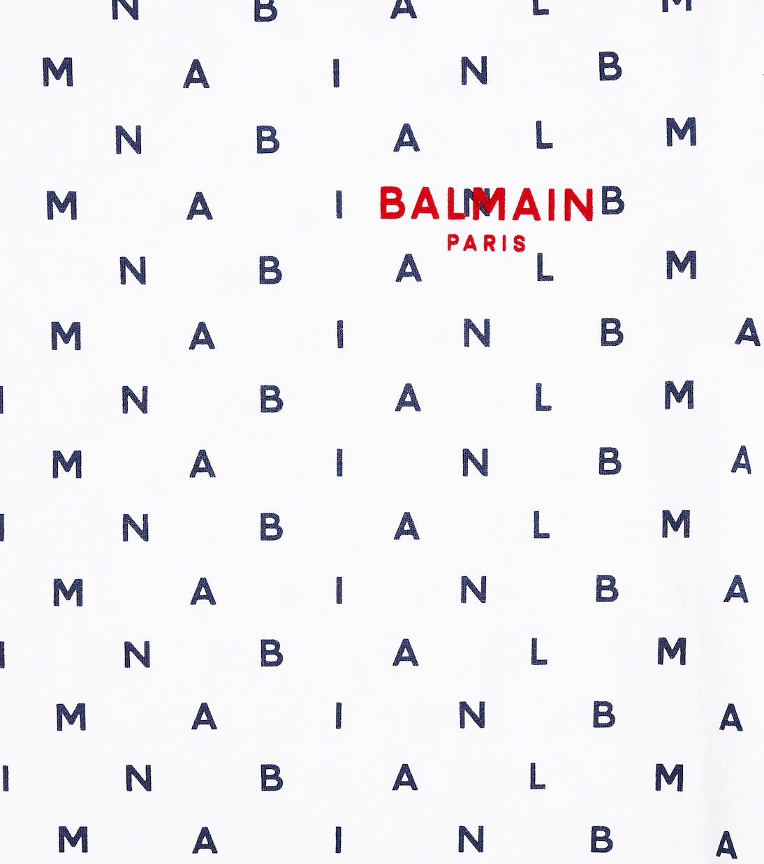Camiseta de jersey de algodón estampada | Balmain Kids