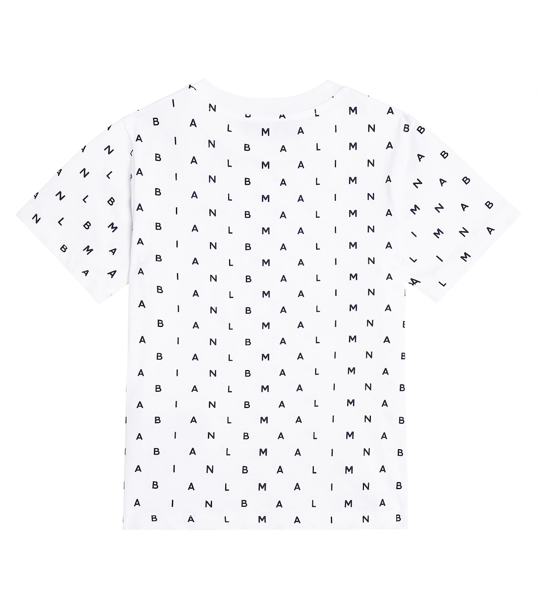 Camiseta de jersey de algodón estampada | Balmain Kids