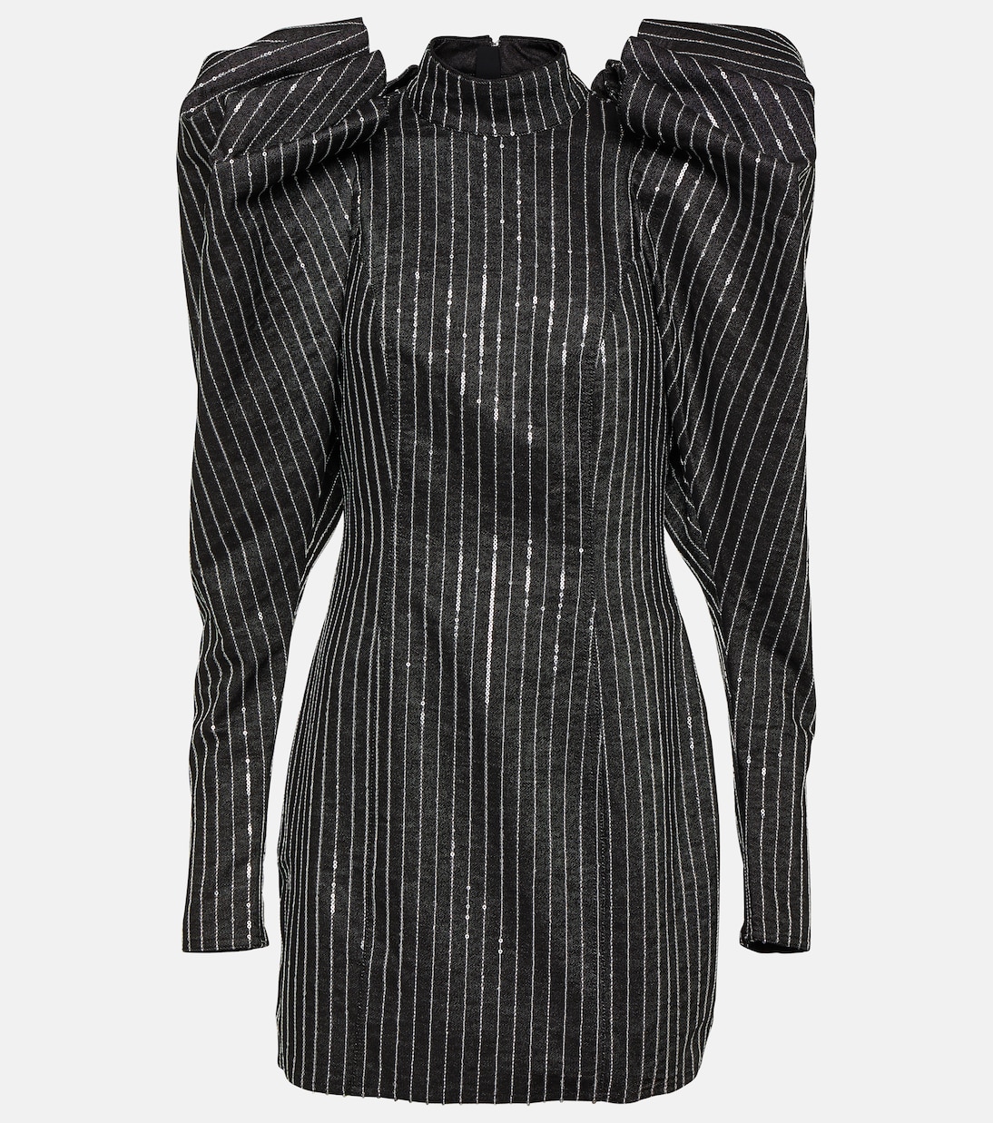 Sequined cotton twill minidress | Rotate
