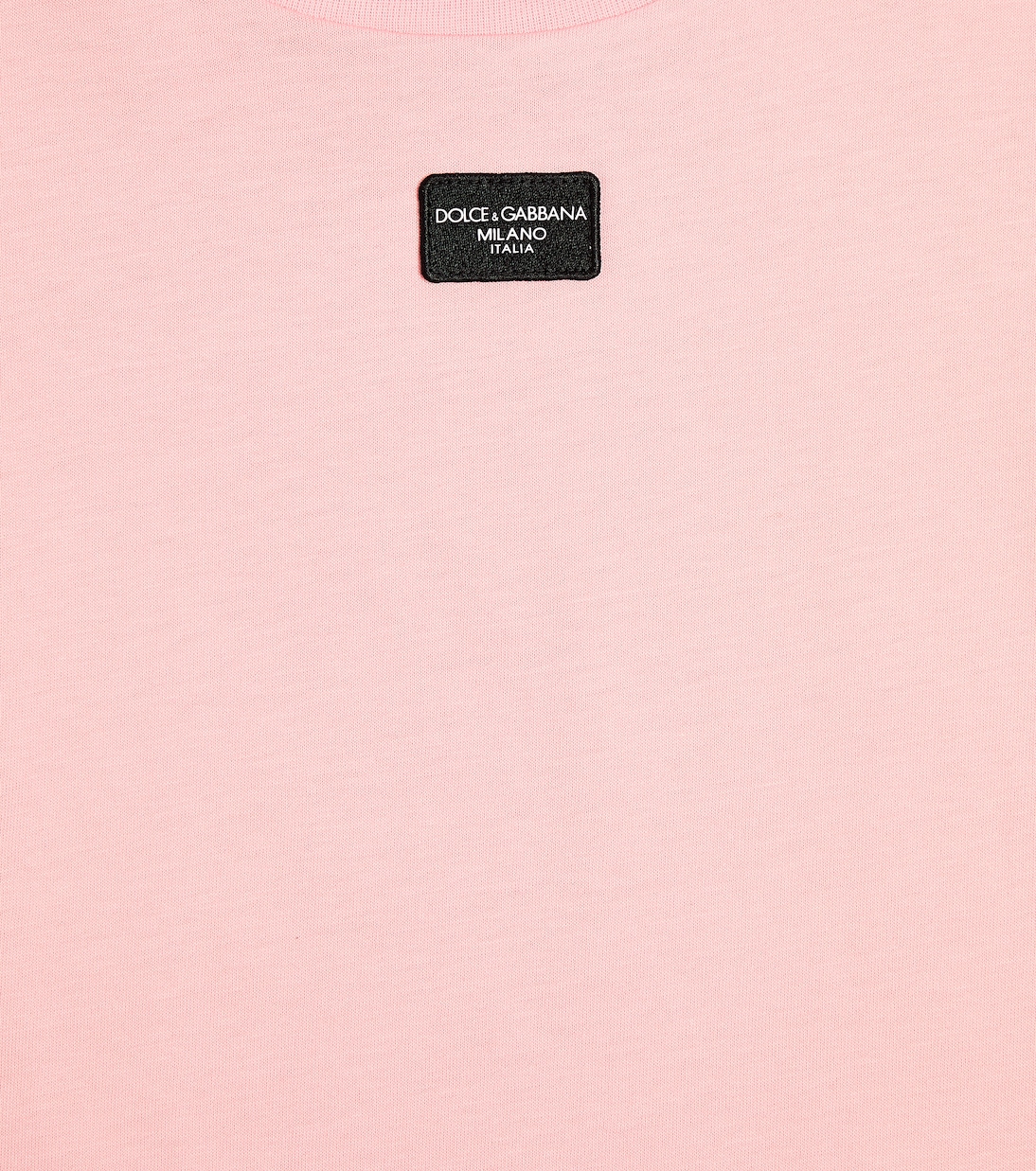 T-shirt in jersey di cotone con logo | Dolce&Gabbana Kids