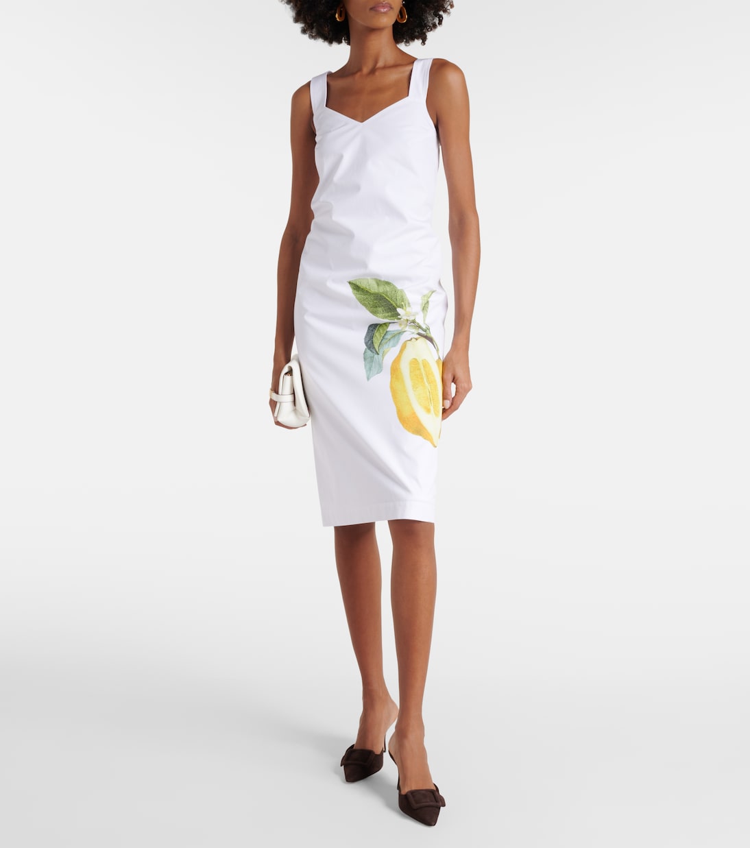Abito midi Sesia in cotone con stampa | Sportmax