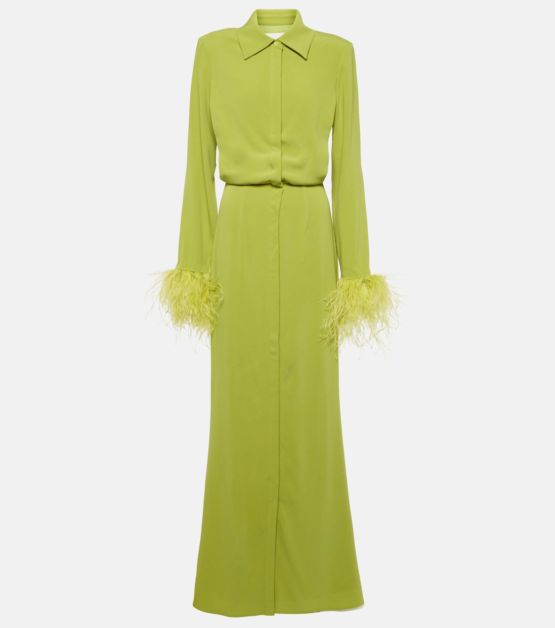 Vestido camisero de crepé satén | Roland Mouret
