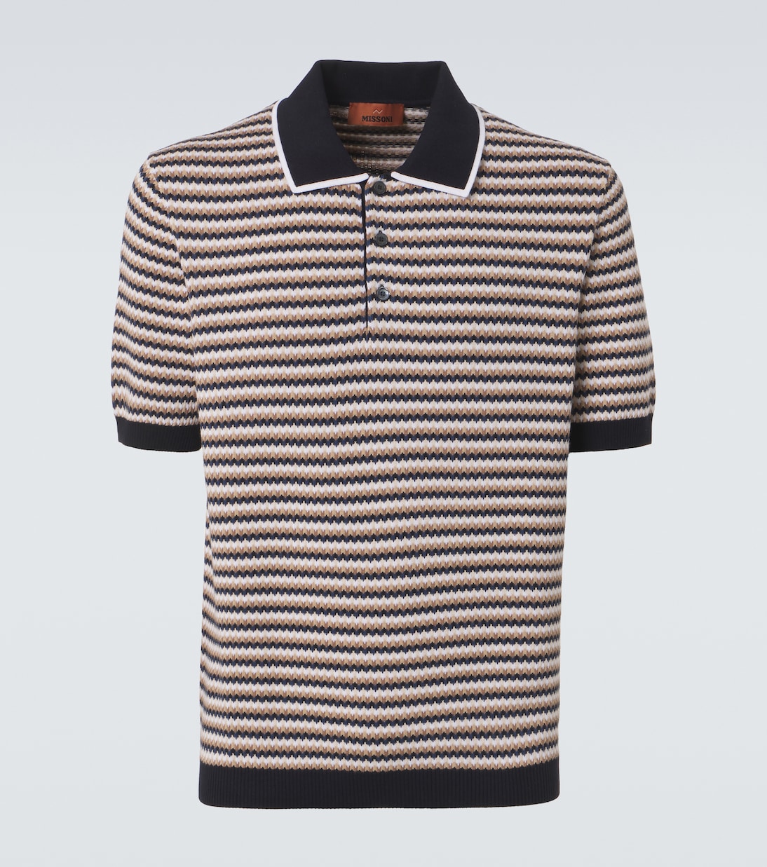 Polo de algodón en zigzag | Missoni