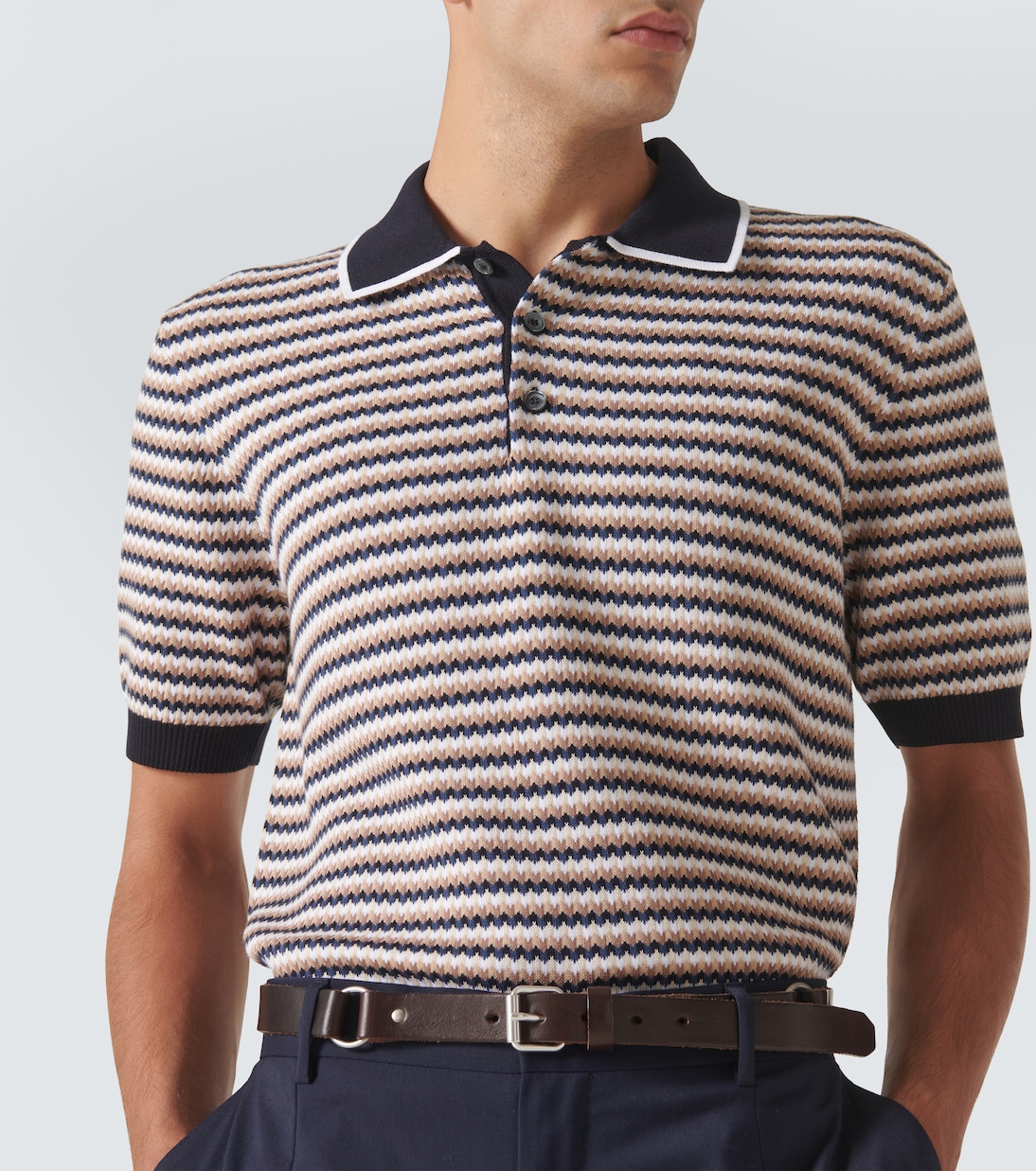 Polo de algodón en zigzag | Missoni