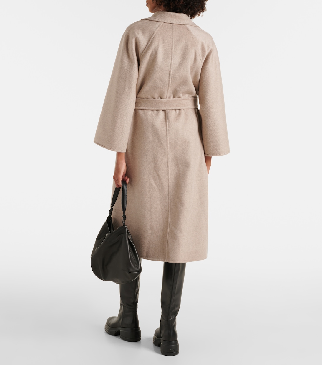 Abrigo de cachemir con cinturón | Max Mara